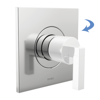 Click here to see Brizo T66T022-PCLHP Brizo Frank Lloyd Wright Sensori Single-Handle Thermostatic Valve Trim, Less Handle, Polished Chrome - T66T022-PCLHP