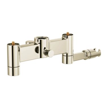Click here to see Brizo T70310-PNLHP Brizo Two-Handle Tub Filler Body Assembly, Dual-Column Design, Brilliance Polished Nickel - T70310-PNLHP