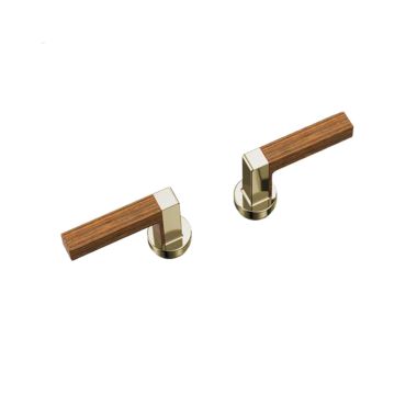 Click here to see Brizo RP101835PNTK Brizo Polished Nickel/Teak Lever Handle Kit, Frank Lloyd Wright Collection - RP101835PNTK