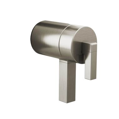 Click here to see Brizo RP101838NK Brizo Luxe Nickel/Teak Lever Handle Kit, Frank Lloyd Wright Collection - RP101838NK