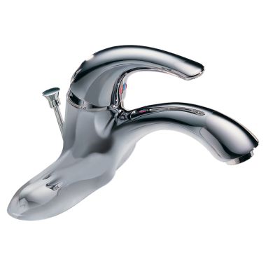 Click here to see Delta 22C331 Delta 22C331 Tech Single Control Cast Centerset Lavatory Faucet, Metal Pop-Up, Vandal-Resistant Aerator, Chrome