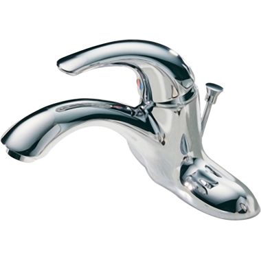 Click here to see Delta 22C351 Delta 22C351 Tech Single Control Cast Centerset Lavatory Faucet, Metal Pop-Up, Vandal-Resistant Spray Outlet, Chrome