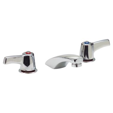 Click here to see Delta 23C323 Delta 23C323 TECK Widespread Lavatory Faucet, Cast Spout, Hooded Lever, No Pop-Up, VR Laminar, Chrome
