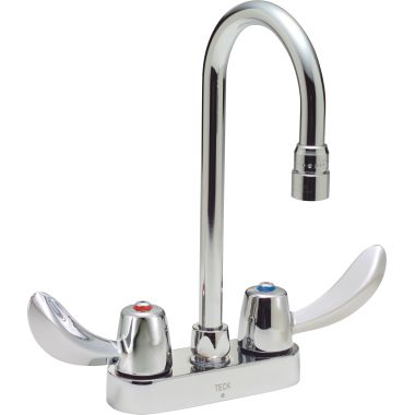 Click here to see Delta 27C4842-WW Delta 27C4842-WW CER-TECK 2-Handle Cast Centerset Lavatory Faucet, 4.5
