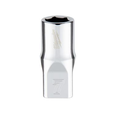 Click here to see Milwaukee 45-34-9033 Milwaukee 1/4-inch Drive 7mm Metric Socket with FOUR FLAT Sides - 45-34-9033