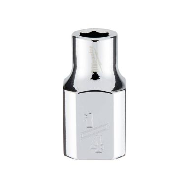 Click here to see Milwaukee 45-34-9060 Milwaukee 3/8-inch Drive Deep Socket, 1/4-inch SAE with FOUR FLAT Sides - 45-34-9060