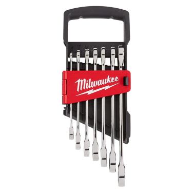 Click here to see Milwaukee 48-22-9506 Milwaukee 7-piece Metric Ratcheting Combination Wrench Set - 48-22-9506