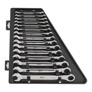 Click here to see Milwaukee 48-22-9516 Milwaukee 15-piece Metric Ratcheting Combination Wrench Set - 48-22-9516