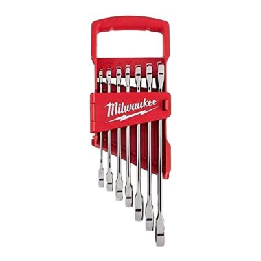 Click here to see Milwaukee 48-22-9406 Milwaukee 7-piece SAE Ratcheting Combination Wrench Set - 48-22-9406