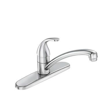 Click here to see  87603 Moen Adler Single-Handle Kitchen Faucet, Lever Handle, Chrome - 87603