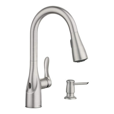 Click here to see  87087EWSRS Moen 87087EWSRS Arlo One-Handle Kitchen Faucet - Spot Resist Stainless 