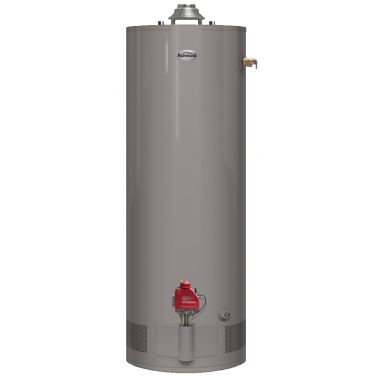 Click here to see  6G40-32PF3 Rheem Essential Liquid Propane Tall Water Heater, 40 Gallon, 6-Year, 32000 BTU - 6G40-32PF3