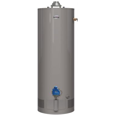 Click here to see  6G50-38F3 Rheem Essential Natural Gas Power Vent Tall Water Heater, 50 Gallon, 6-Year, 38000 BTU - 6G50-38F3
