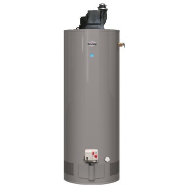 Click here to see  6GR50PVE2-42P Rheem Essential Liquid Propane Power Vent Water Heater, 50 Gallon, 6-Year, 42000 BTU - 6GR50PVE2-42P