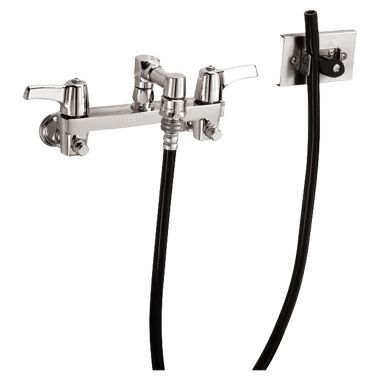 Click here to see Delta 28C8073 Delta 28C8073 CER-TECK Wallmount Service Faucet, Rigid 5.5