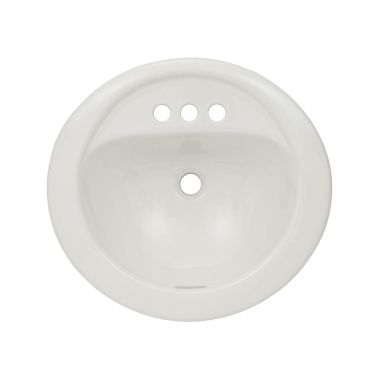 Click here to see Toto LT521.4#01 Toto Prominence Self-Rimming Lavatory, 4in Faucet Centers, Cotton White - LT521.4#01 