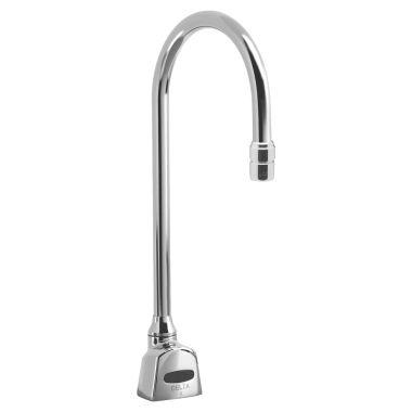 Click here to see Delta 3000T3320A-BB Delta 3000T3320A-BB TECK Electronic Faucet, Surface Mount, Hardwire w/ Battery Backup, VR Laminar