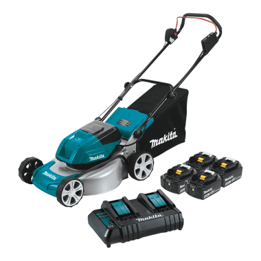 Click here to see Makita XML03CM1 Makita 36V 18-Inch Steel Lawn Mower Kit - XML03CM1