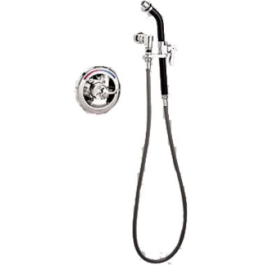 Click here to see Delta 53T5547 Delta 53T5547 Concealed Wallmount Bedpan Cleanser, Spray Outlet w/ Stop, Double Check Vac. Breaker