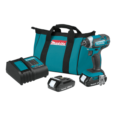 Click here to see Makita XDT11SY Makita 18V LXT Lithium-Ion 1.5Ah Brushed Cordless XPT Impact Driver Kit - XDT11SY 