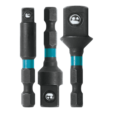 Click here to see Makita A-97673 Makita A-97673 ImpactX 3 Pc. 2-Inch Socket Adapter Set