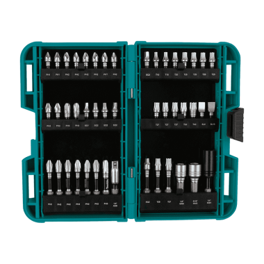 Click here to see Makita E-01650 Makita 45-Pcs. Impact Bit Set, Steel Mix - E-01650 