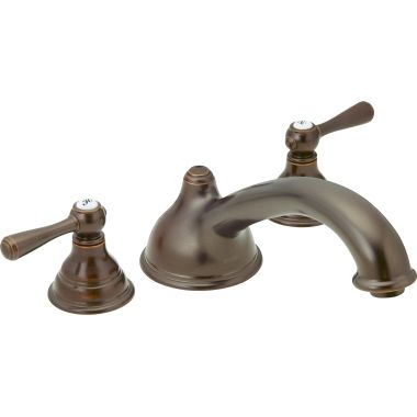 Click here to see Moen T910ORB Moen T910ORB Two Handle Low Arc Roman Tub Faucet