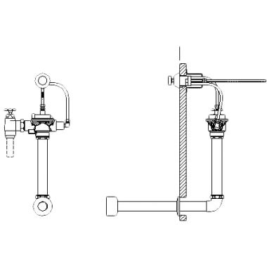 Click here to see Delta 83T243 Delta 83T243 TECK Concealed Flush Valve w/ Big Push Button, 1.6 gpf, 1.5