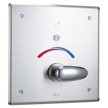 Click here to see Delta 860T107 Delta 860T107 TECK Electronic Push Button Shower, Less Head, 10