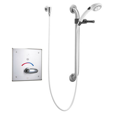 Click here to see Delta 860T157 Delta 860T157 TECK Electronic Push Button Shower, Hand Shower w/ 24