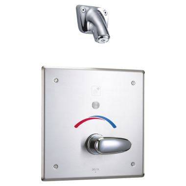 Click here to see Delta 860T167 Delta 860T167 TECK Electronic Push Button Shower, Vandal Resistant, 10