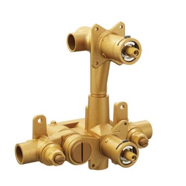 Click here to see Moen 3330 Moen 3330 M-Pact Moentrol Tub/Shower w/ Transfer Rough-In Valve w/ Volume Control, Stops, 1/2