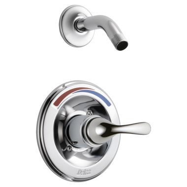 Click here to see Delta T13291-LHD Delta Classic Monitor 13 Series Pressure-Balanced Shower Faucet, Single-Handle, Lever Handle, Less Showerhead, Chrome - T13291-LHD