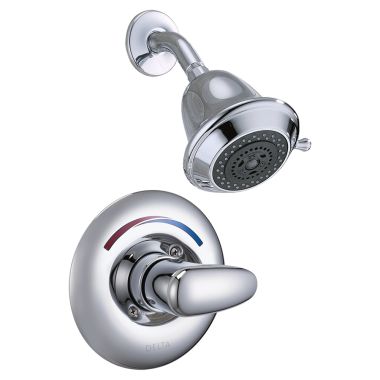 Click here to see Delta T13H122 Delta T13H122 TECK MultiChoice Universal Pressure Balance Shower Trim, 3-Setting Touch-Clean Showerhead, Lever, Chrome
