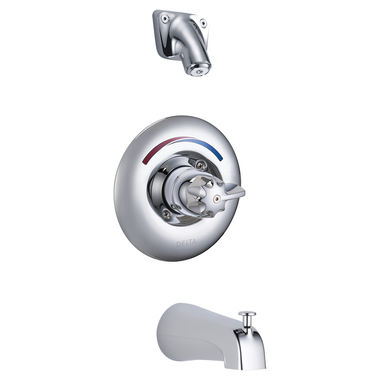 Click here to see Delta T13H263 Delta T13H263 Universal Tub And Shower Trim Chrome