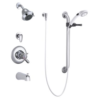 Click here to see Delta T17TH925 Delta Commercial T17TH925 Trim Thermostatic For Dual Showers With 24