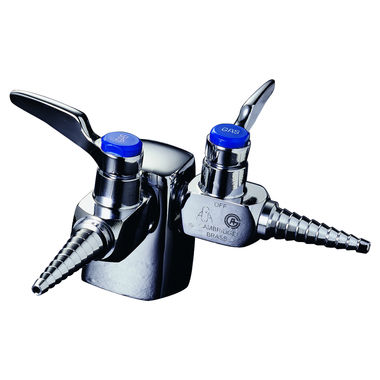 Click here to see Delta W6220GAS Delta W6220GAS 90-Degree Double Ball Valve Hose Cocks for Natural Gas, 3/8