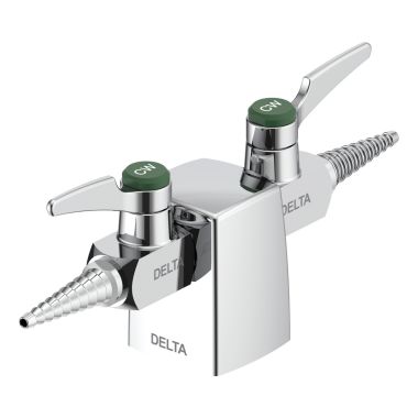 Click here to see Delta W6225CW Delta W6225CW 180-Degree Double Ball Valve Hose Cocks for Cold Water, 3/8