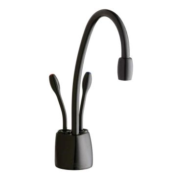 Click here to see Insinkerator F-HC1100BLK InSinkErator Indulge Contemporary Instant Hot/Cold Beverage Faucet, Gloss Black - F-HC1100BLK