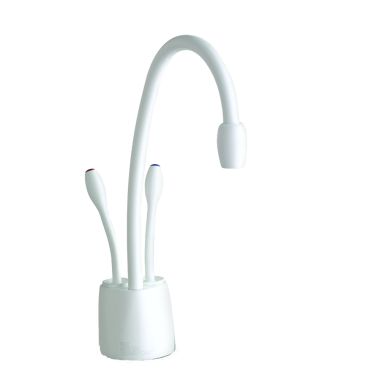 Click here to see Insinkerator F-HC1100W InSinkErator Indulge Contemporary Instant Hot/Cold Beverage Faucet, White - F-HC1100W
