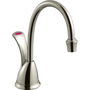 Click here to see Insinkerator H-WAVESN-SS Insinkerator Wave Instant Hot Water Faucet w/ Tank, Satin Nickel - H-WAVESN-SS