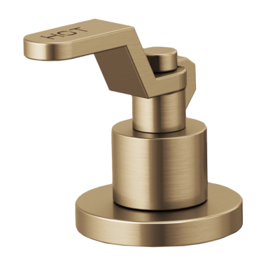 Click here to see Brizo HL5334-GL-NM Brizo Industrial Lever Handle Kit for Litze Widespread Lavatory Faucet, ADA, No Mark, Brilliance Luxe Gold - HL5334-GL-NM