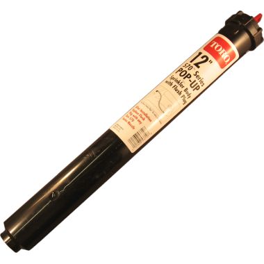 Click here to see  570 SERIES Toro 570Z Pro 53710 Pop-Up Fixed Spray Body With Flush Plug, 1/2 in FNPT, 12 in Pop Up