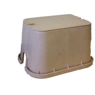 Click here to see Rainbird PVBSTDT Hydro-Rain VB1-419-12-TT  Standard ICV Box Tan w/ Tan Cover