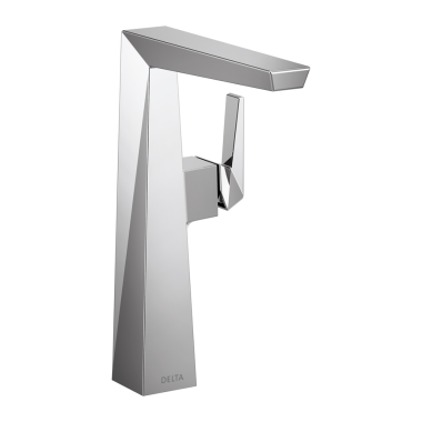 Click here to see Delta 743-PR-DST Delta 743-PR-DST Trillian Single-Handle Vessel Bathroom Faucet - Lumicoat Chrome