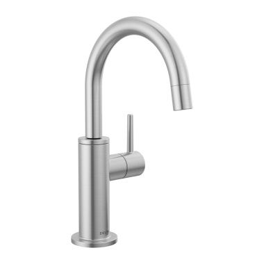 Click here to see Delta 1930-AR-DST Delta 1930-AR-DST Contemporary Round Beverage Faucet with Diamond Seal Technology - Arctic Stainless