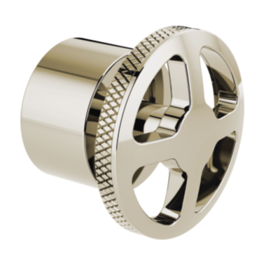 Click here to see Brizo HW7032-PN Brizo Litze Single Handle Freestanding Tub Filler Wheel Handle Kit, Brilliance Polished Nickel - HW7032-PN