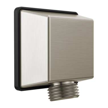 Click here to see Delta 50570-SS-PR Delta 50570-SS-PR Square Wall Elbow for Hand Shower - Lumicoat Stainless