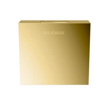 Click here to see Mr. Steam 104040PB Mr Steam Aroma Designer Square 3 in. Steam Head in Polished Brass - 104040PB