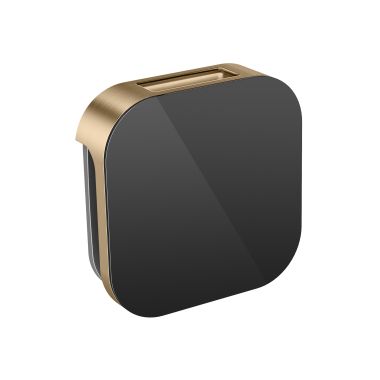 Click here to see Mr. Steam 104104BK-BB Mr Steam Aroma Glass 3 in. Steam Head in Black Brushed Bronze - 104104BK-BB